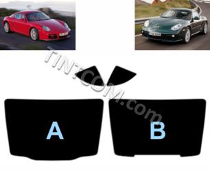                                 Тонировка - Porsche Cayman (3 двери, Купе, 2005 - 2012) Solar Gard - серия Supreme
                            